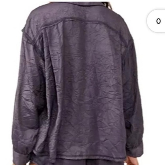 Free People Women's Shine Time Pajama Top Size L - Picture 2 of 4